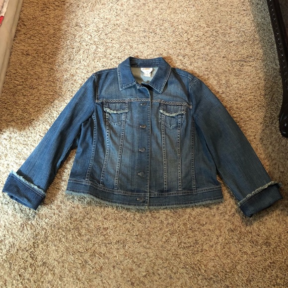 talbots jean jacket